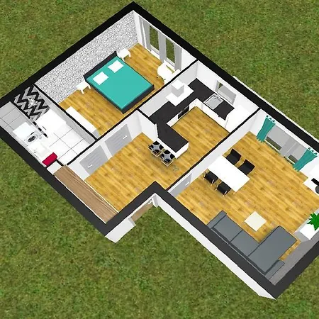 Sopocka Rezydencja - Apartament Turkusowy